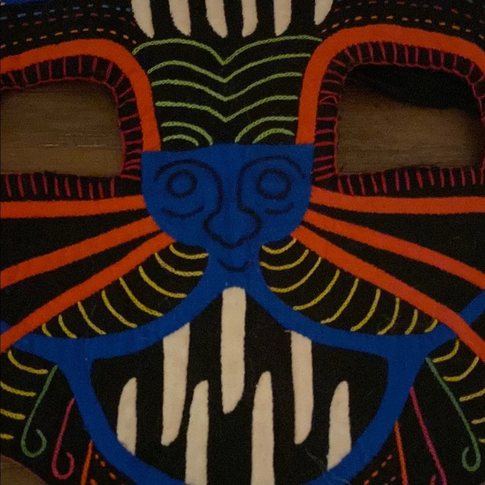 Colorful Cat Face Mask - Picture 3 of 3
